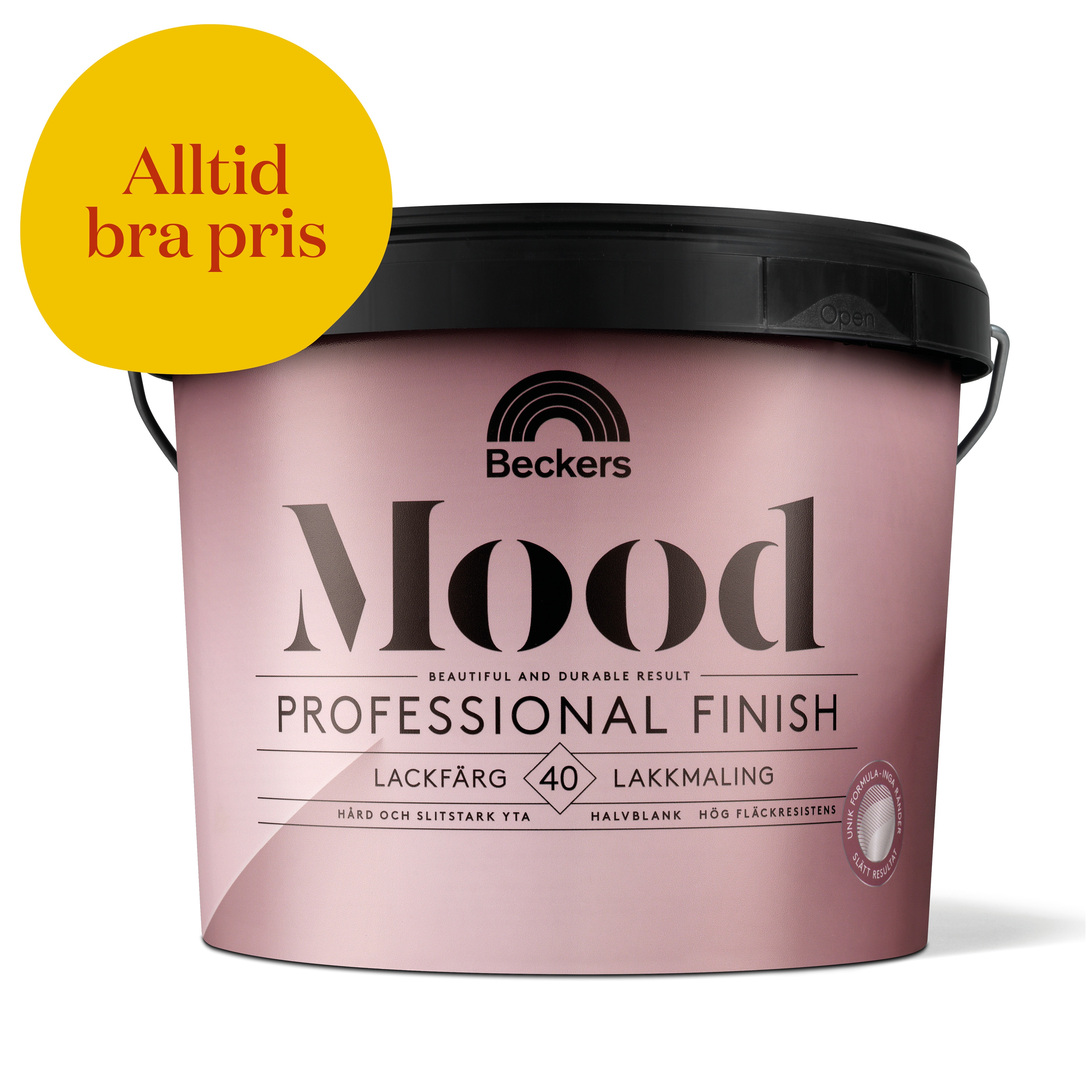 LACKFÄRG 40 MOOD PROFESSIONAL FINISH 200 VIT 0,75L