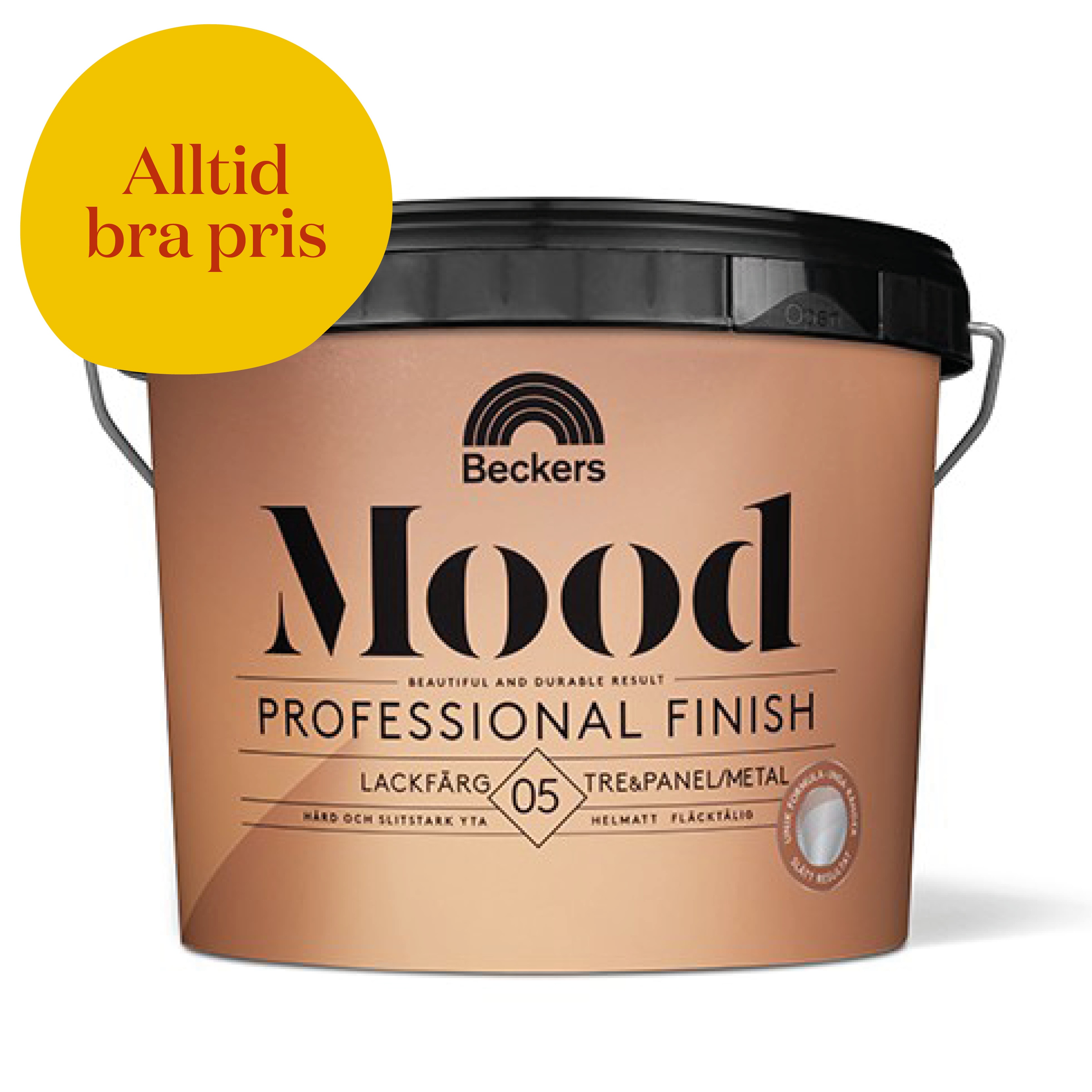 LACKFÄRG 5 MOOD PRO FINISH HELMATT VIT/BAS A 0,675L