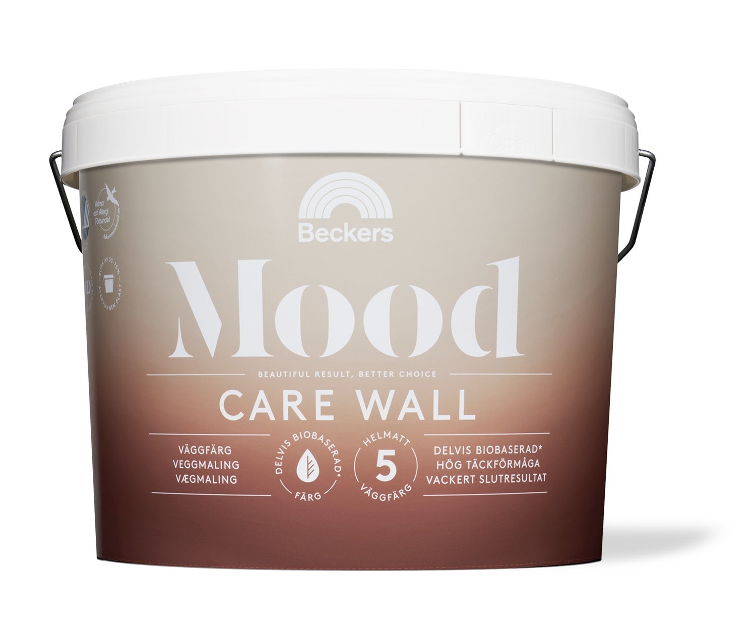 VÄGGFÄRG MOOD CARE WALL 5 VIT/BAS A 2,7L