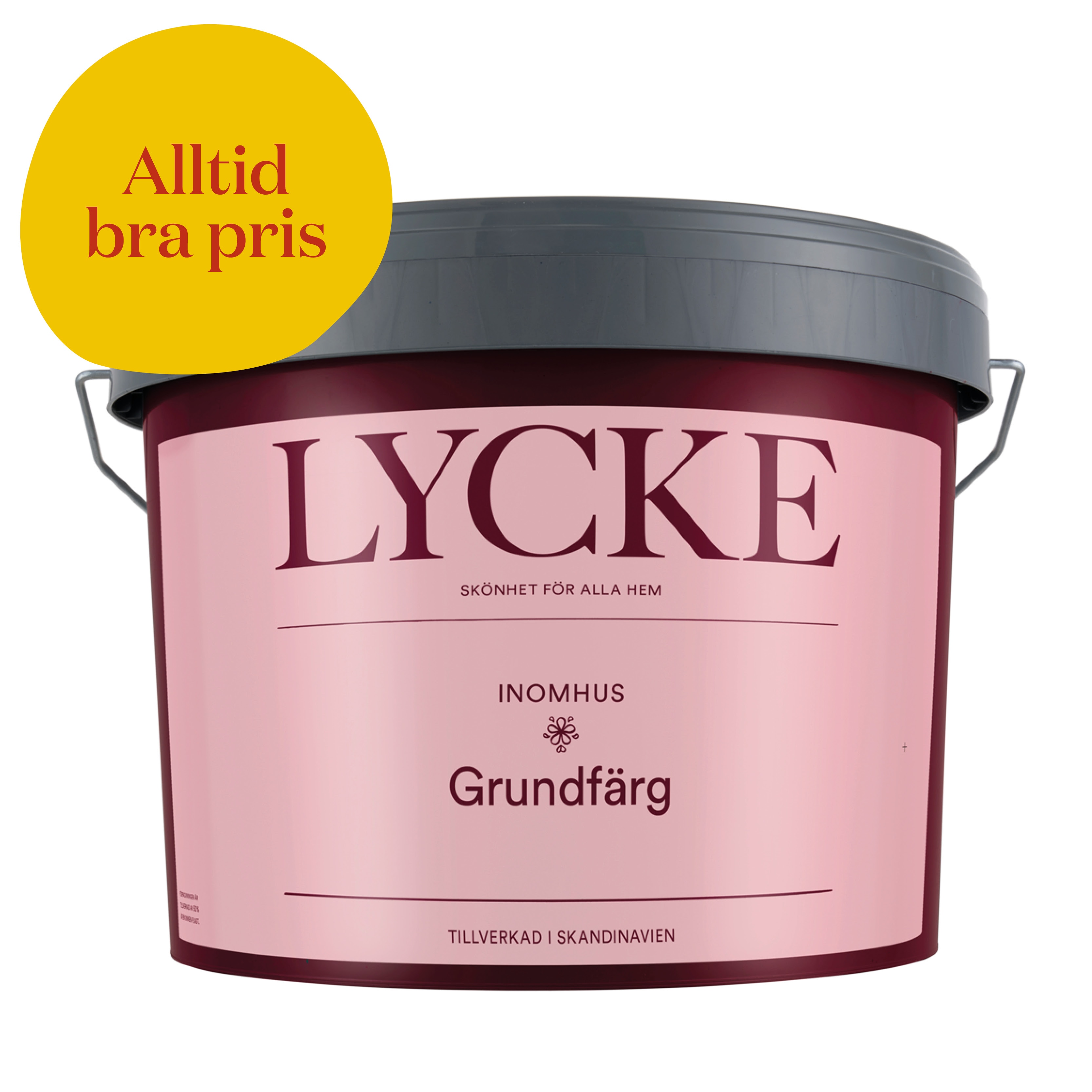 LYCKE GRUNDFÄRG INOMHUS VIT 2,7L