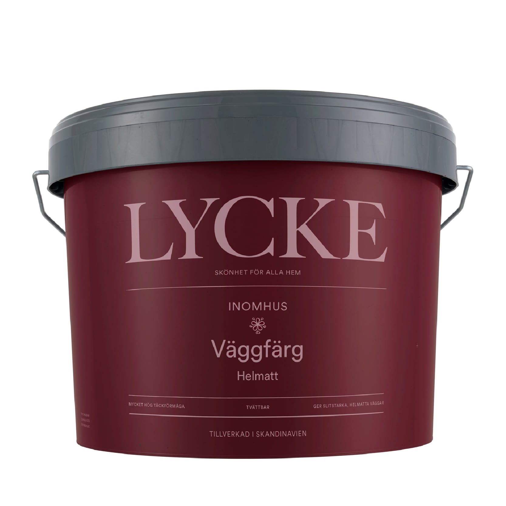 LYCKE VÄGGFÄRG HELMATT VIT/A-BAS 2,7L