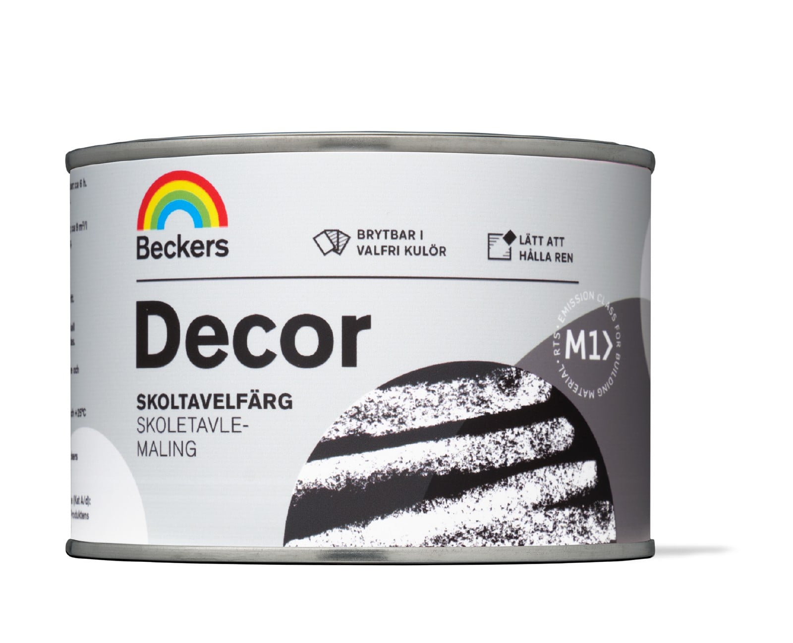 SKOLTAVELFÄRG DECOR VIT/BAS A 0,45L