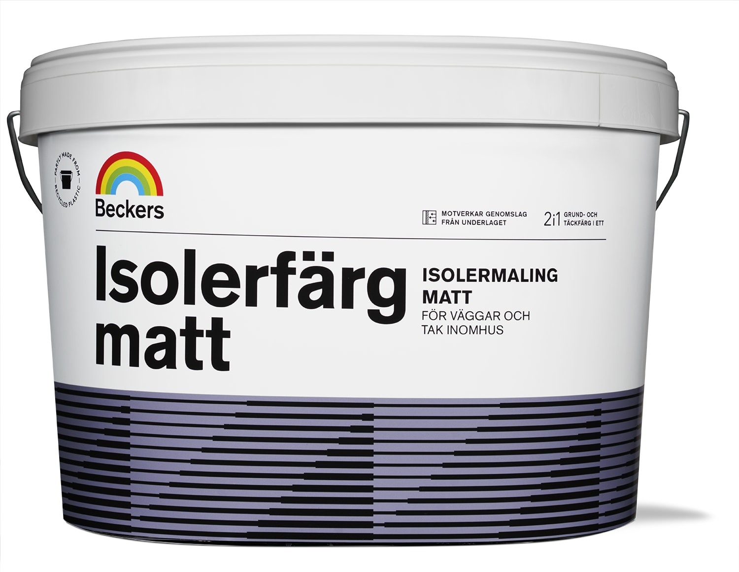 ISOLERFÄRG MATT VIT 4L