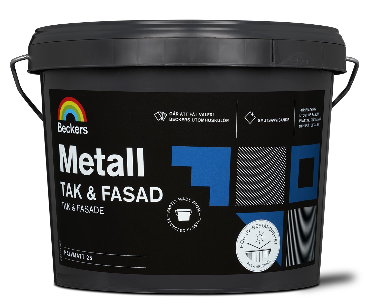 TAK&FASADFÄRG METALL VIT/BAS A 0,9L