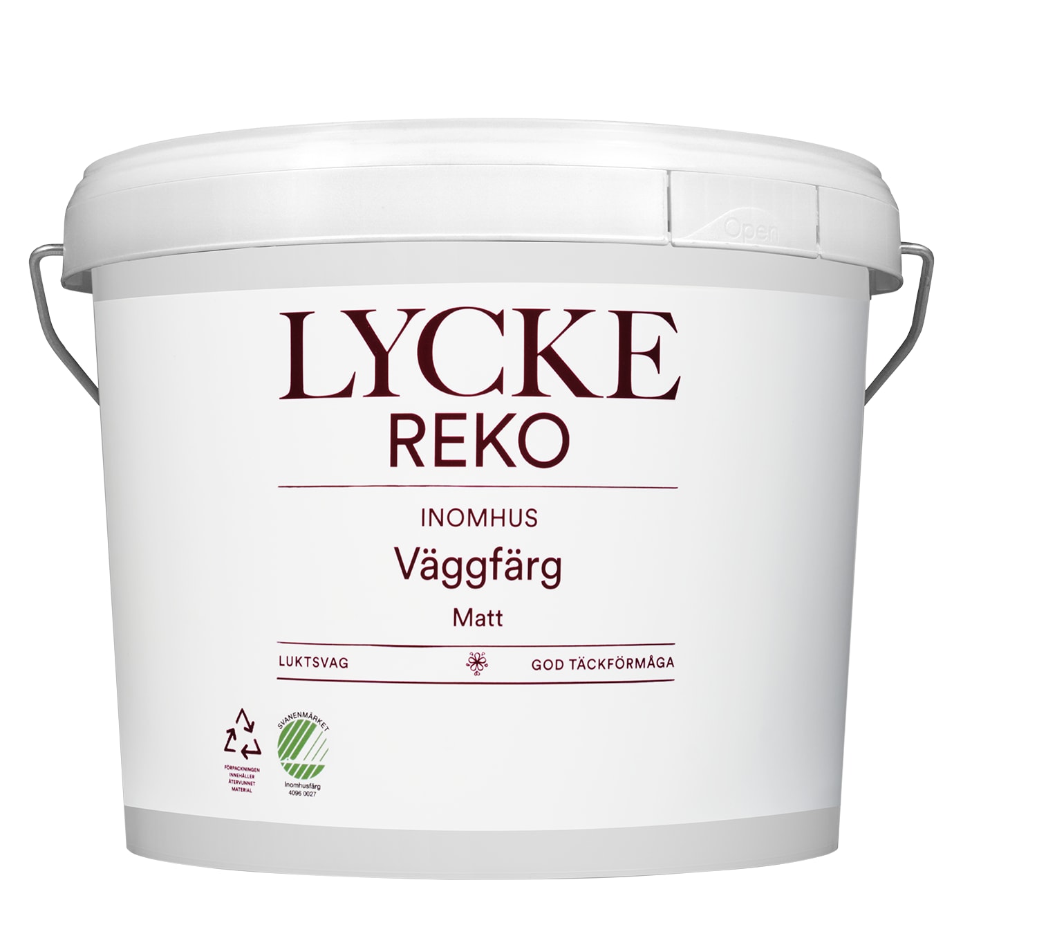 VÄGGFÄRG LYCKE REKO VIT/BAS A 2,7L