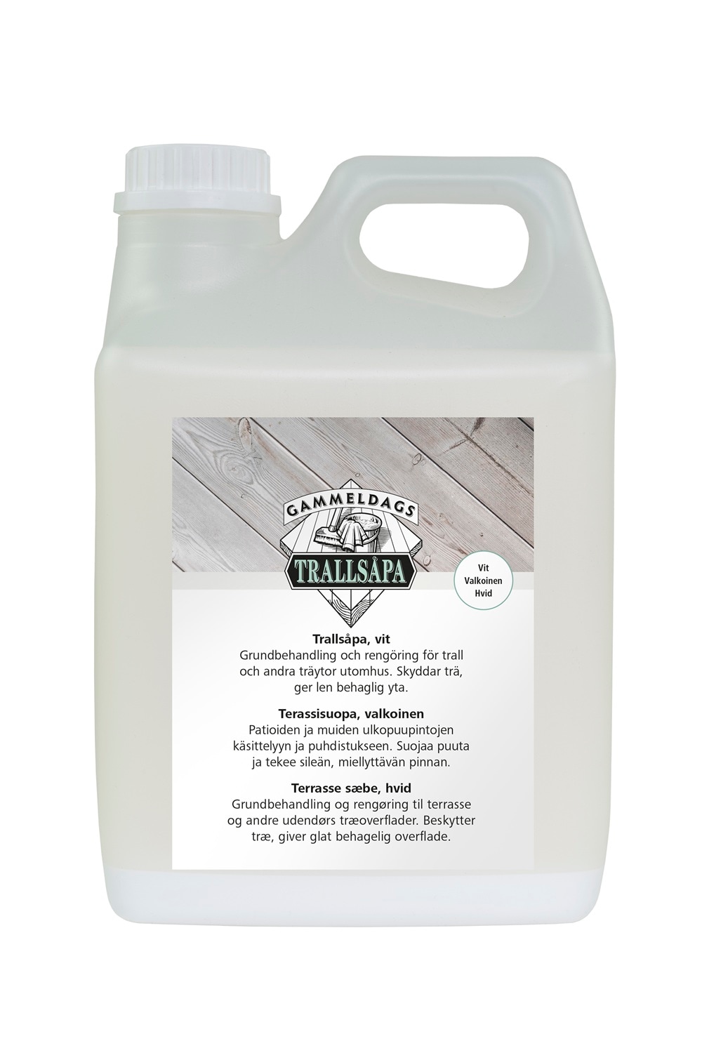 TRALLSÅPA GAMMELDAGS VIT 2,5L