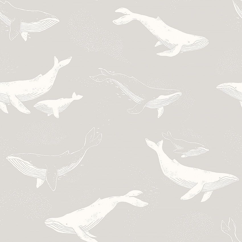 TAPET NEWBIE WALLPAPER 7452 WHALES