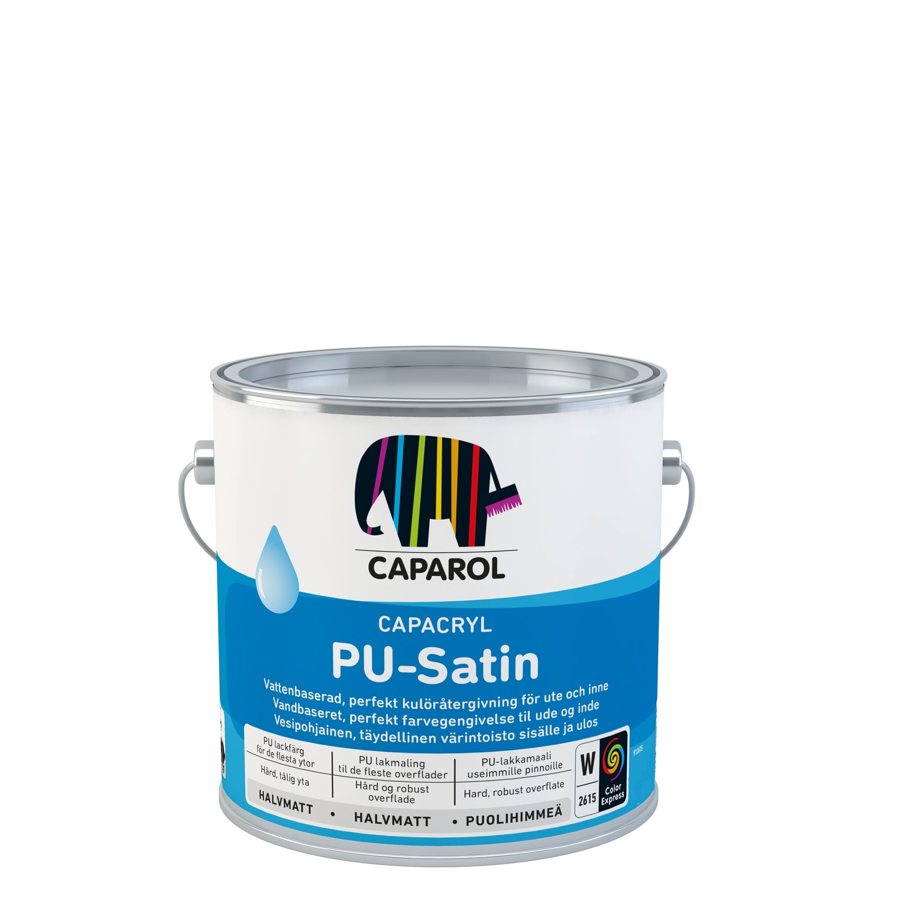 LACKFÄRG PU-SATIN BAS T 2,4 L