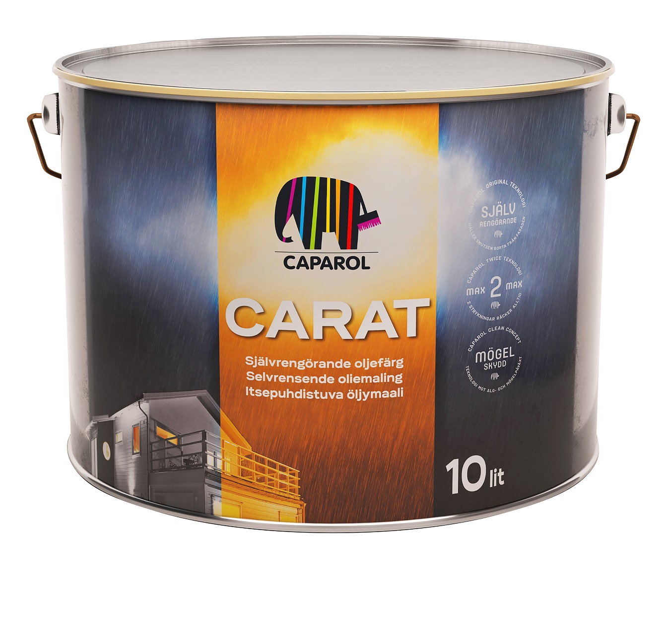 FASADFÄRG CARAT SVART 1L