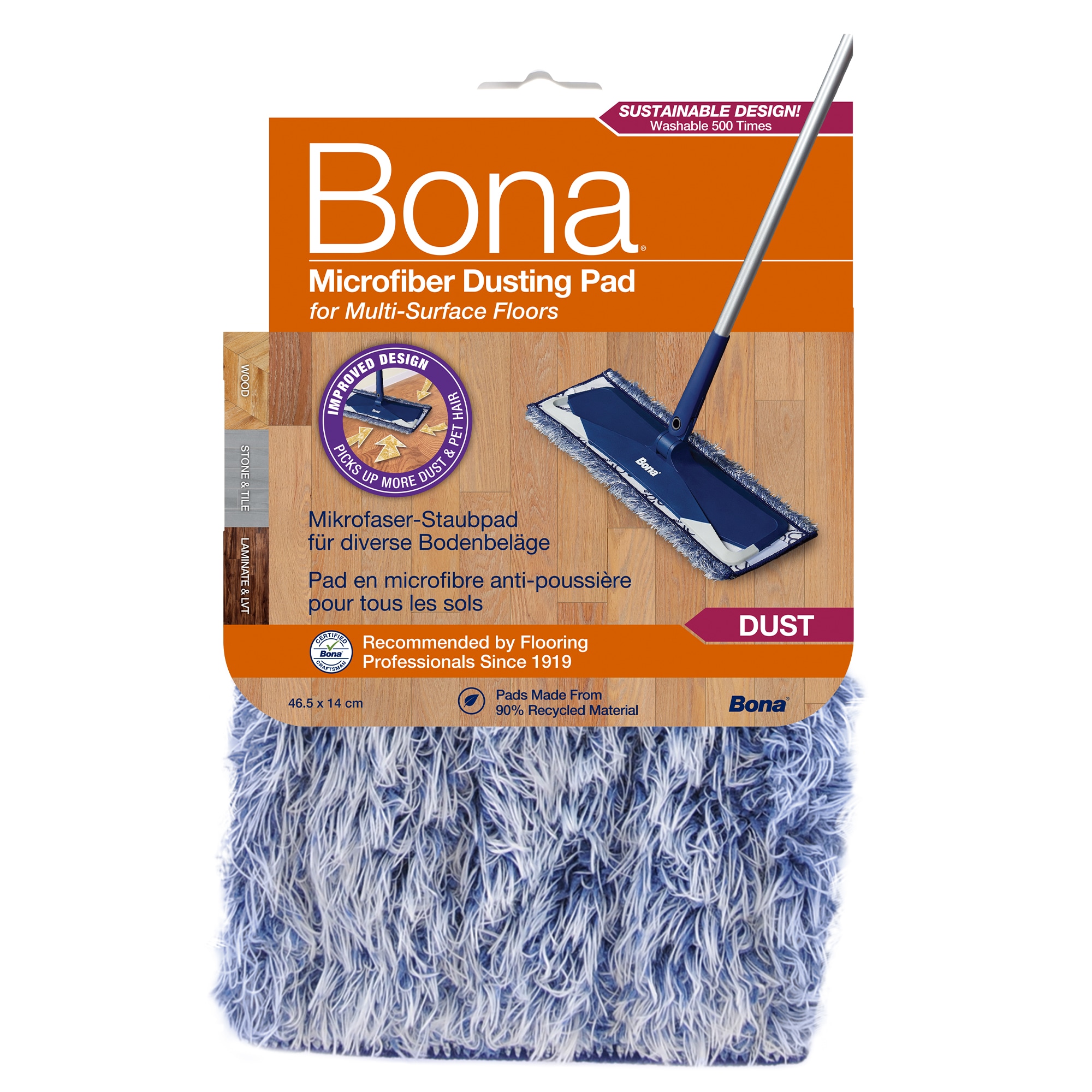 MICROFIBER DUSTING PAD, 8X1