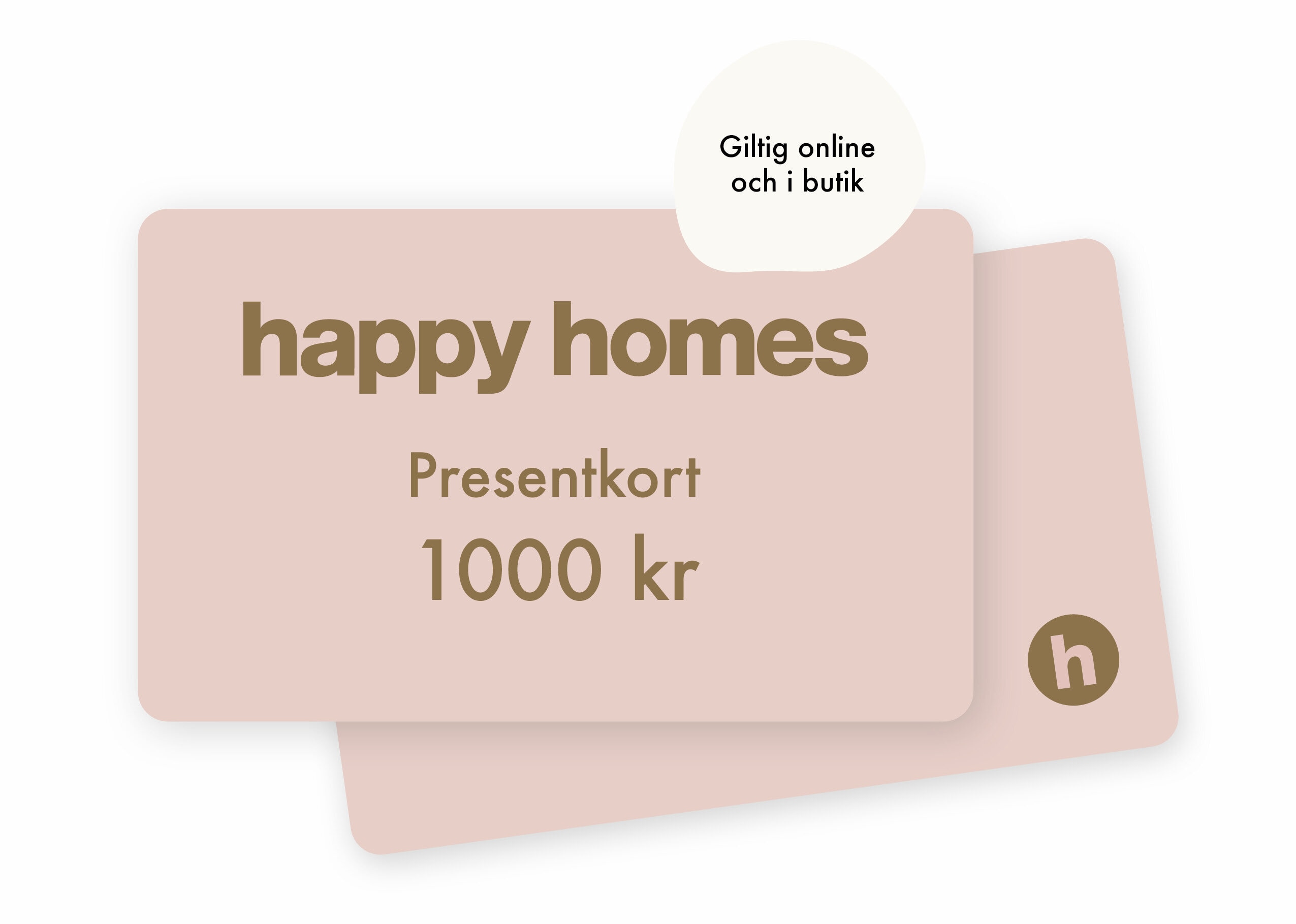 Presentkort Happy Homes 1000