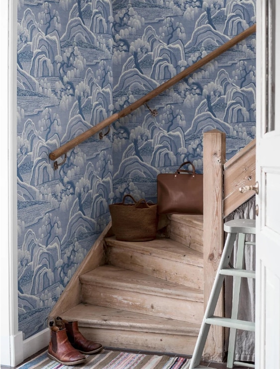 Tapet Blue & White 6147 Indigogarden