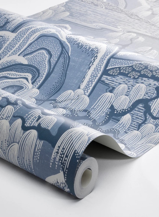 Tapet Blue & White 6147 Indigogarden