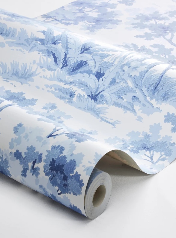Tapet Blue & White 6142 Countryside Morning