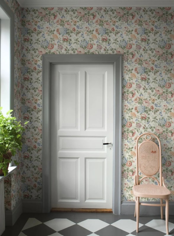 Tapet Orangeri 5728 Hortensia