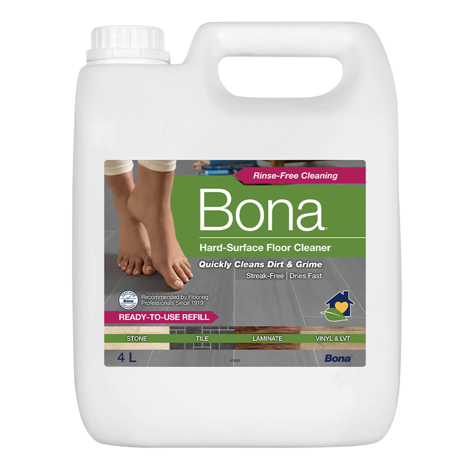 STONE, TILE & LAMINATE CLEANER  3X4 LIT